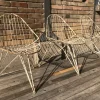 Pamono Tripod Iron Garden Chair, 1950s Best