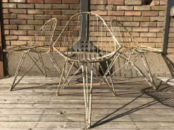Pamono Tripod Iron Garden Chair, 1950s Best