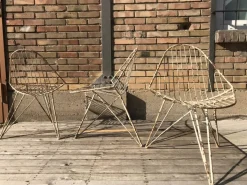 Pamono Tripod Iron Garden Chair, 1950s Best