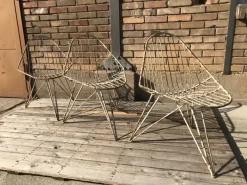 Pamono Tripod Iron Garden Chair, 1950s Best
