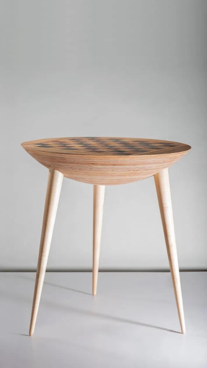 Pamono Trojan Chess Table from Futuro Studio, 2019, Set of 33 New