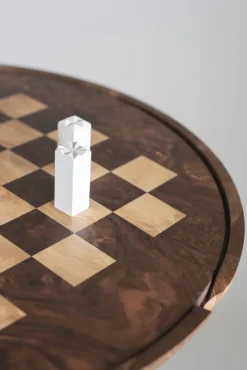 Pamono Trojan XXI Chess Set and Table from Futuro Studio, Set of 37 New