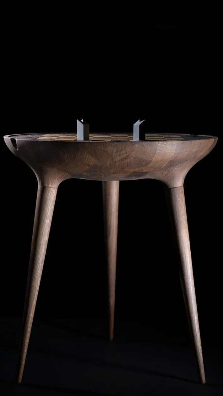 Pamono Trojan XXI Chess Table from Futuro Studio, 2021, Set of 33 Online