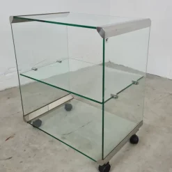 Pamono Trolley in Glass and Steel by Gallotti & Radice Online
