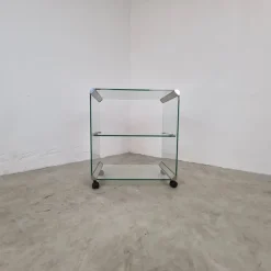 Pamono Trolley in Glass and Steel by Gallotti & Radice Online