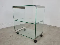 Pamono Trolley in Glass and Steel by Gallotti & Radice Online