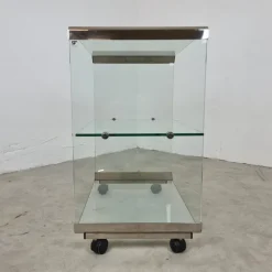 Pamono Trolley in Glass and Steel by Gallotti & Radice Online