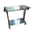 Pamono Trolley with Smoked Shelves, 1960s New