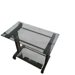 Pamono Trolley with Smoked Shelves, 1960s New