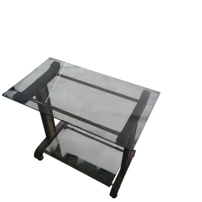 Pamono Trolley with Smoked Shelves, 1960s New