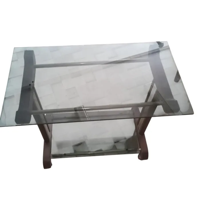 Pamono Trolley with Smoked Shelves, 1960s New