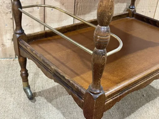 Pamono Trolley with Tray in Beech, 1960s Outlet