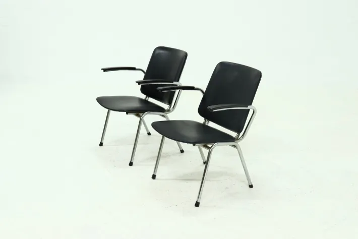 Pamono Tubular Chairs by Gebroeders De Wit, 1960s, Set of 2 Outlet