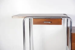 Pamono Tubular Chrome Table or Desk from Kovona, 1950s New
