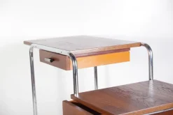 Pamono Tubular Chrome Table or Desk from Kovona, 1950s New