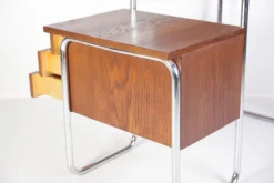 Pamono Tubular Chrome Table or Desk from Kovona, 1950s New