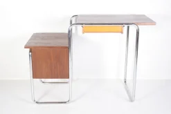 Pamono Tubular Chrome Table or Desk from Kovona, 1950s New