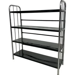 Pamono Tubular Steel Bauhaus Shelf, 1930s Best