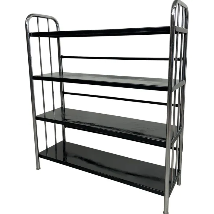 Pamono Tubular Steel Bauhaus Shelf, 1930s Best