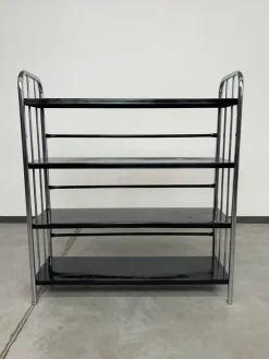 Pamono Tubular Steel Bauhaus Shelf, 1930s Best