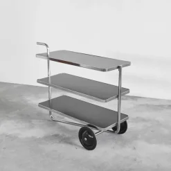 Pamono Tubular Trolley in the style of Thonet, 1980s Hot