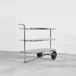 Pamono Tubular Trolley in the style of Thonet, 1980s Hot