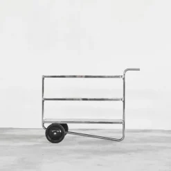 Pamono Tubular Trolley in the style of Thonet, 1980s Hot