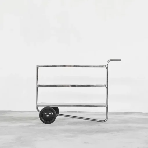 Pamono Tubular Trolley in the style of Thonet, 1980s Hot