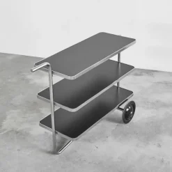 Pamono Tubular Trolley in the style of Thonet, 1980s Hot