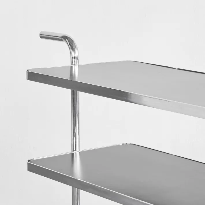 Pamono Tubular Trolley in the style of Thonet, 1980s Hot