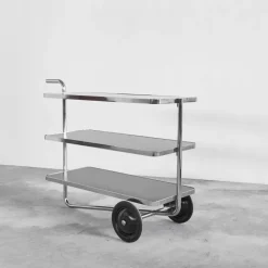 Pamono Tubular Trolley in the style of Thonet, 1980s Hot