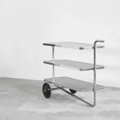 Pamono Tubular Trolley in the style of Thonet, 1980s Hot
