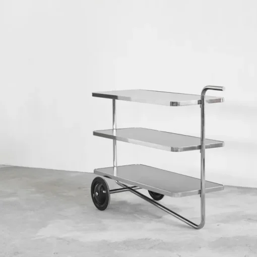 Pamono Tubular Trolley in the style of Thonet, 1980s Hot