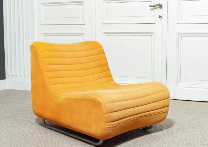 Pamono Tuff Lounge Chair attributed to Carl Henrik Spak for Ulferts, Sweden, 1970s Outlet