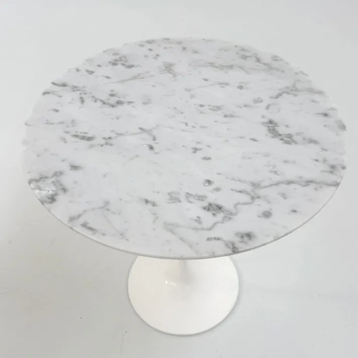 Pamono Tulip Side Table in Marble by Eero Saarinen for Knoll, 1970s Discount