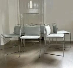 Pamono Tulu Chairs by Kazuhide Takahama for Gavina, Italy, 1970s, Set of 6 New