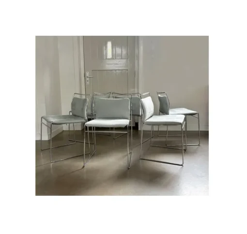 Pamono Tulu Chairs by Kazuhide Takahama for Gavina, Italy, 1970s, Set of 6 New