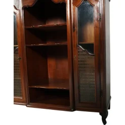 Pamono Tuscan Baroque Style Walnut Display Sideboard with Brass Grilles by Michele Bonciani, 1940s Online