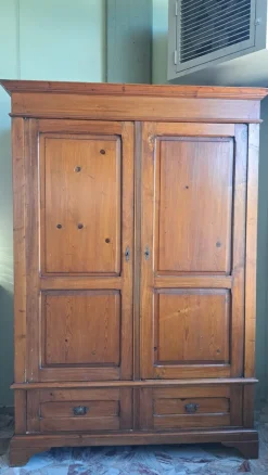 Pamono Tuscan Fir Wardrobe, 1890s Best