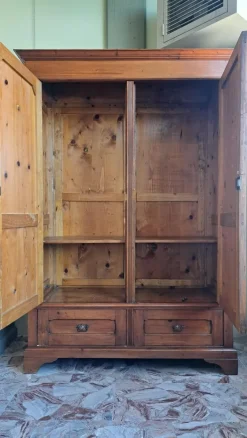Pamono Tuscan Fir Wardrobe, 1890s Best