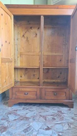 Pamono Tuscan Fir Wardrobe, 1890s Best