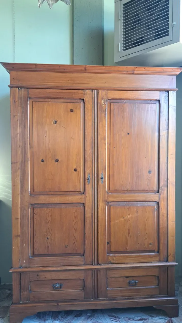 Pamono Tuscan Fir Wardrobe, 1890s Best