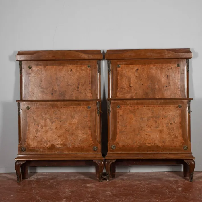 Pamono Twin Headboards and Footboards for Single Beds, Set of 4 Online