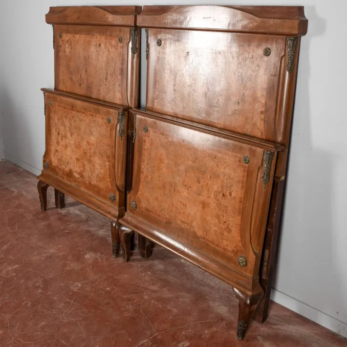 Pamono Twin Headboards and Footboards for Single Beds, Set of 4 Online