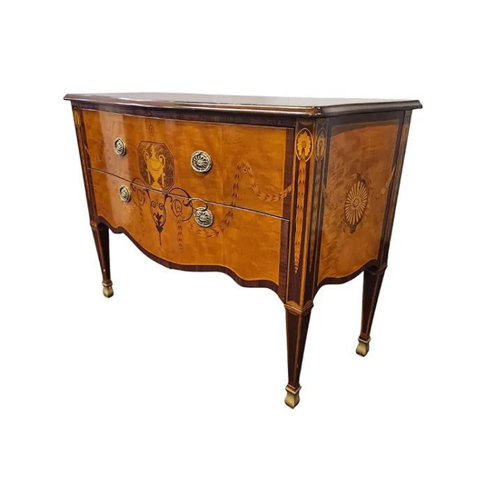 Pamono Two-Drawer Wooden Chest of Drawers Outlet