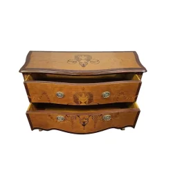 Pamono Two-Drawer Wooden Chest of Drawers Outlet