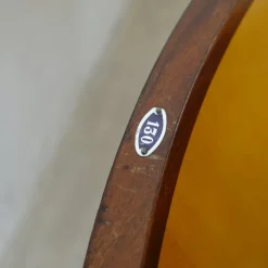 Pamono Two-Seater Cinema Armchair Bench in Numbered Two-Tone Wood, 1960s Hot