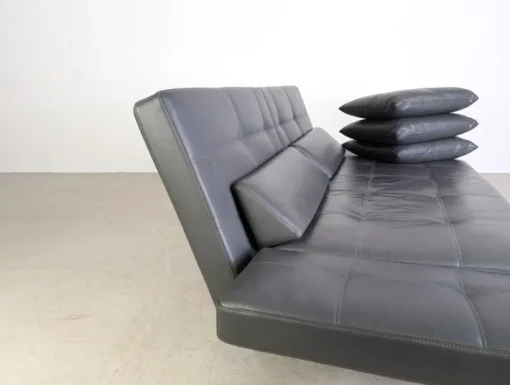 Pamono Two-Seater Sofa in Leather by Amberg for Brühl Outlet