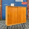 Pamono Type 605/2 Cabinet in Ash on Hairpin Legs from Hellerau Sale