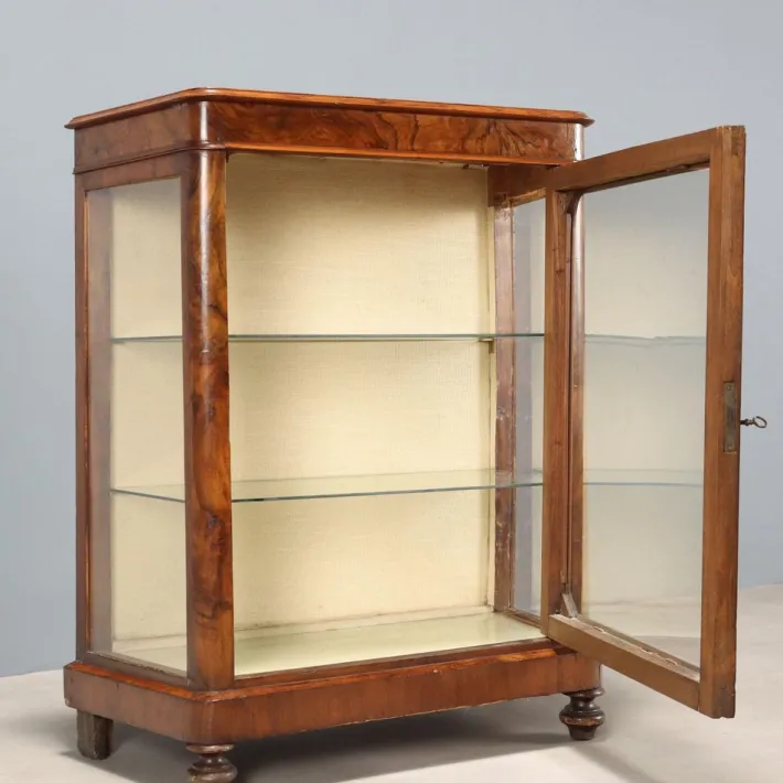 Pamono Umbertina Display Cabinet in Walnut Sale